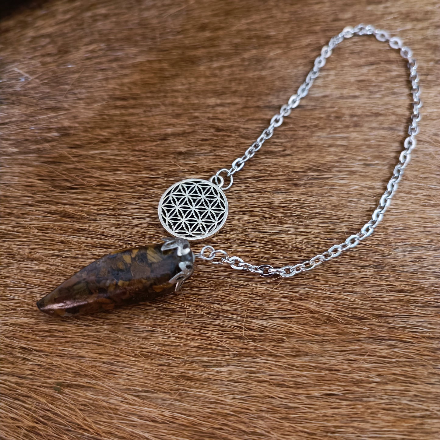 Pendule oeil de tigre