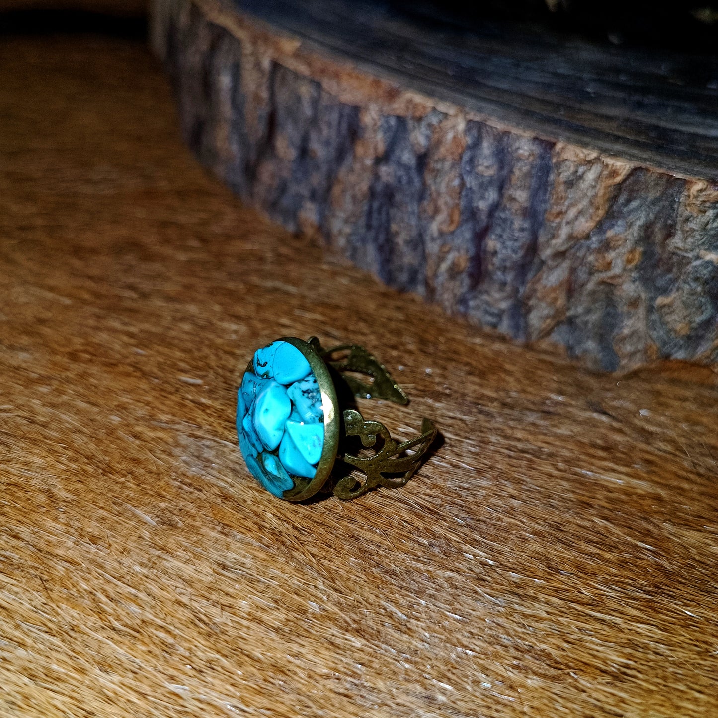 Bague turquoise