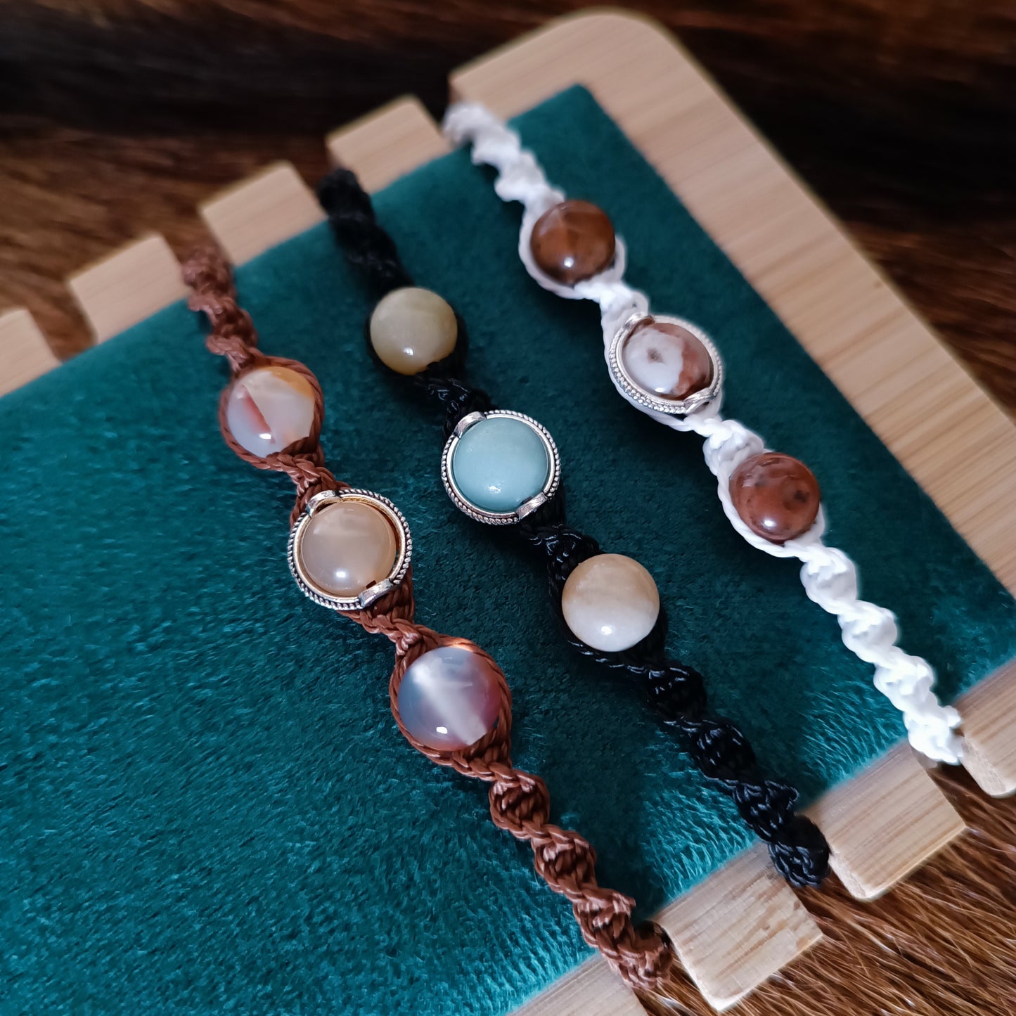 Bracelet triple sphères