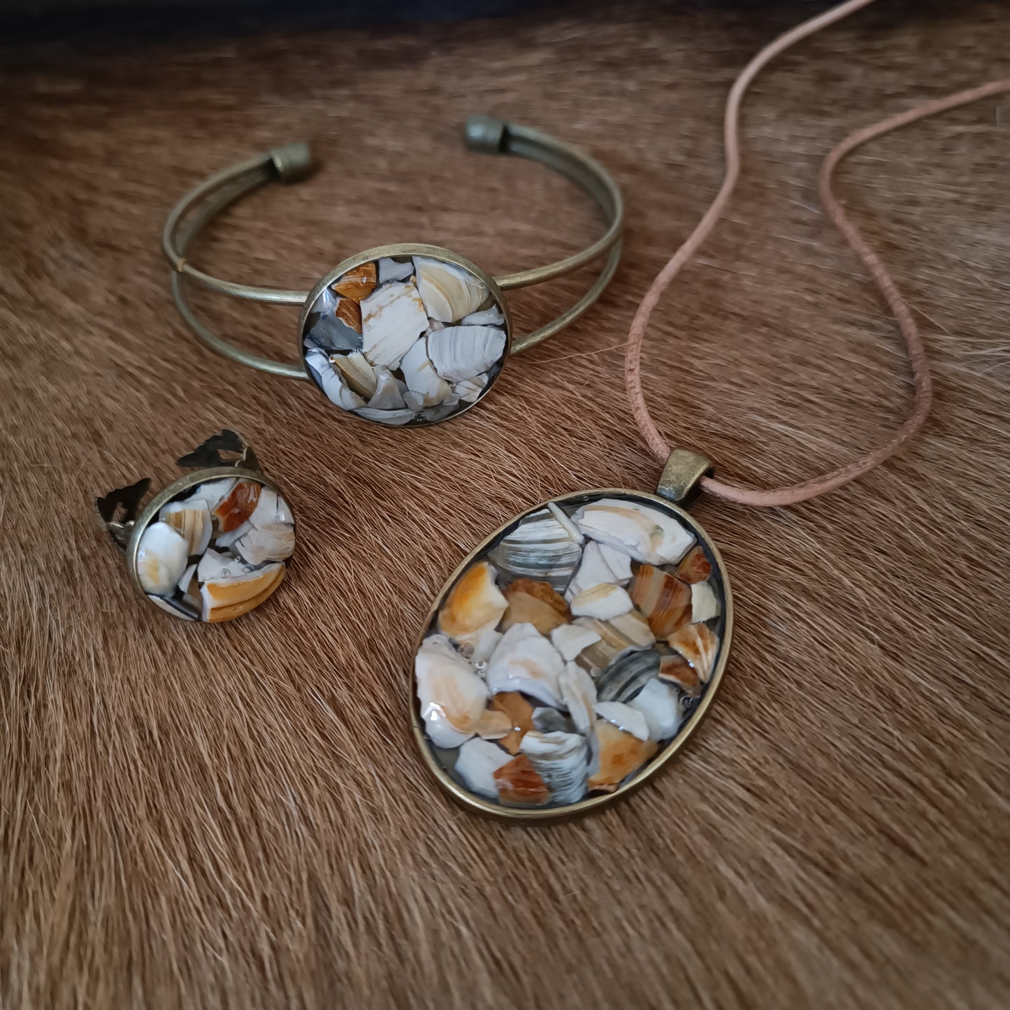 Parure complète coquillages