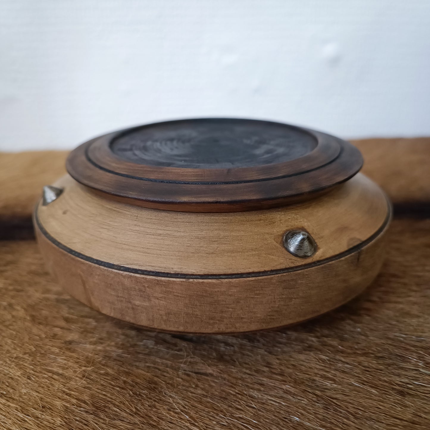 Boite bois et métal