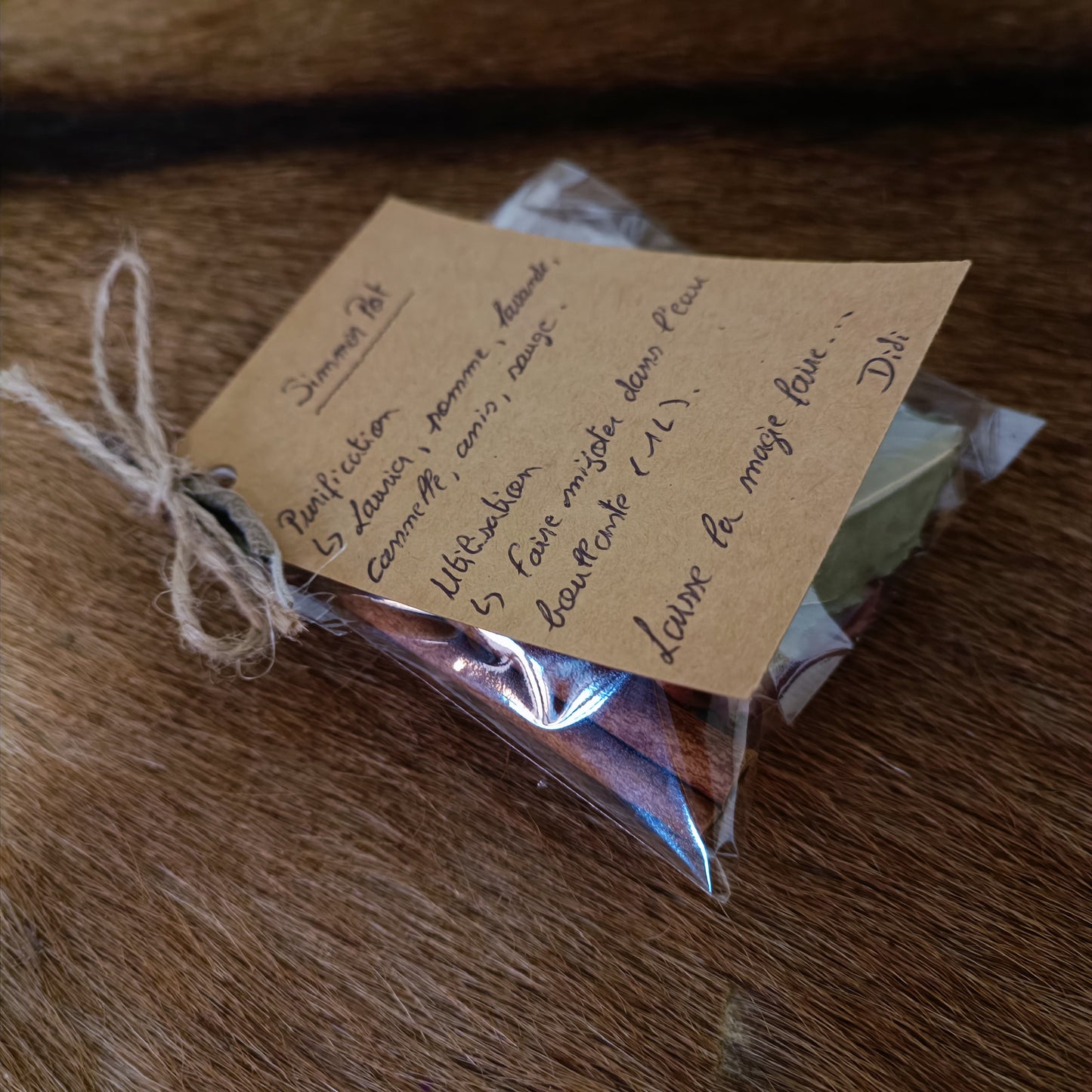 Simmer pot purification