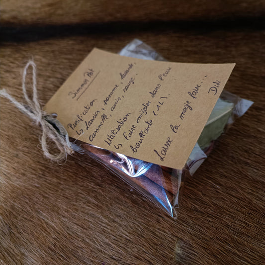 Simmer pot purification