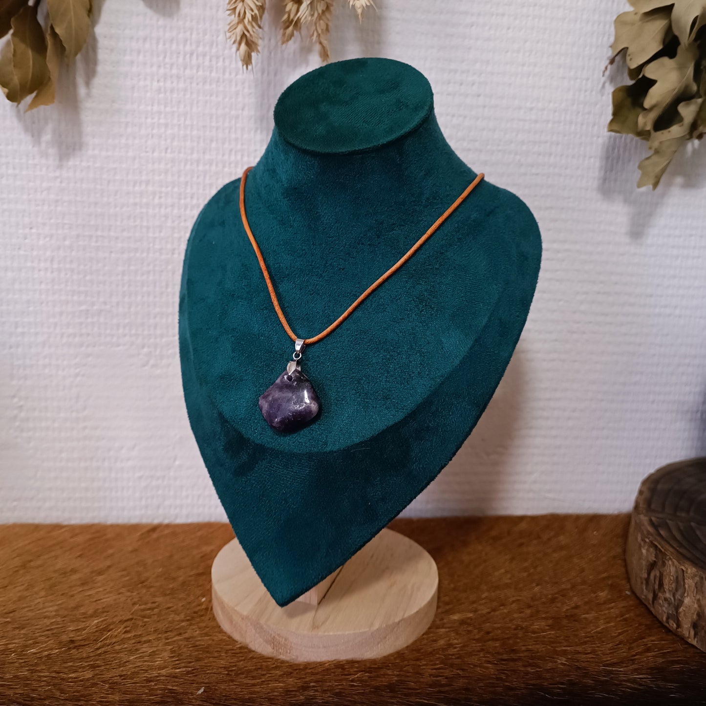 Collier lépidolite