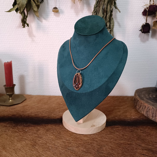 Collier diamant d'erkimer