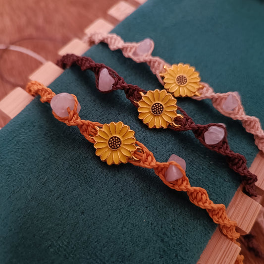 Bracelet tournesol