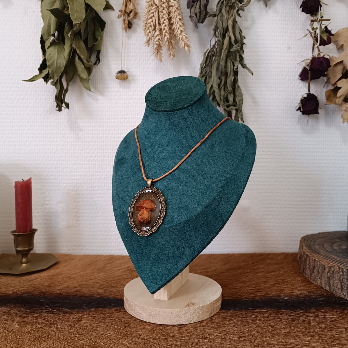 Collier champignon