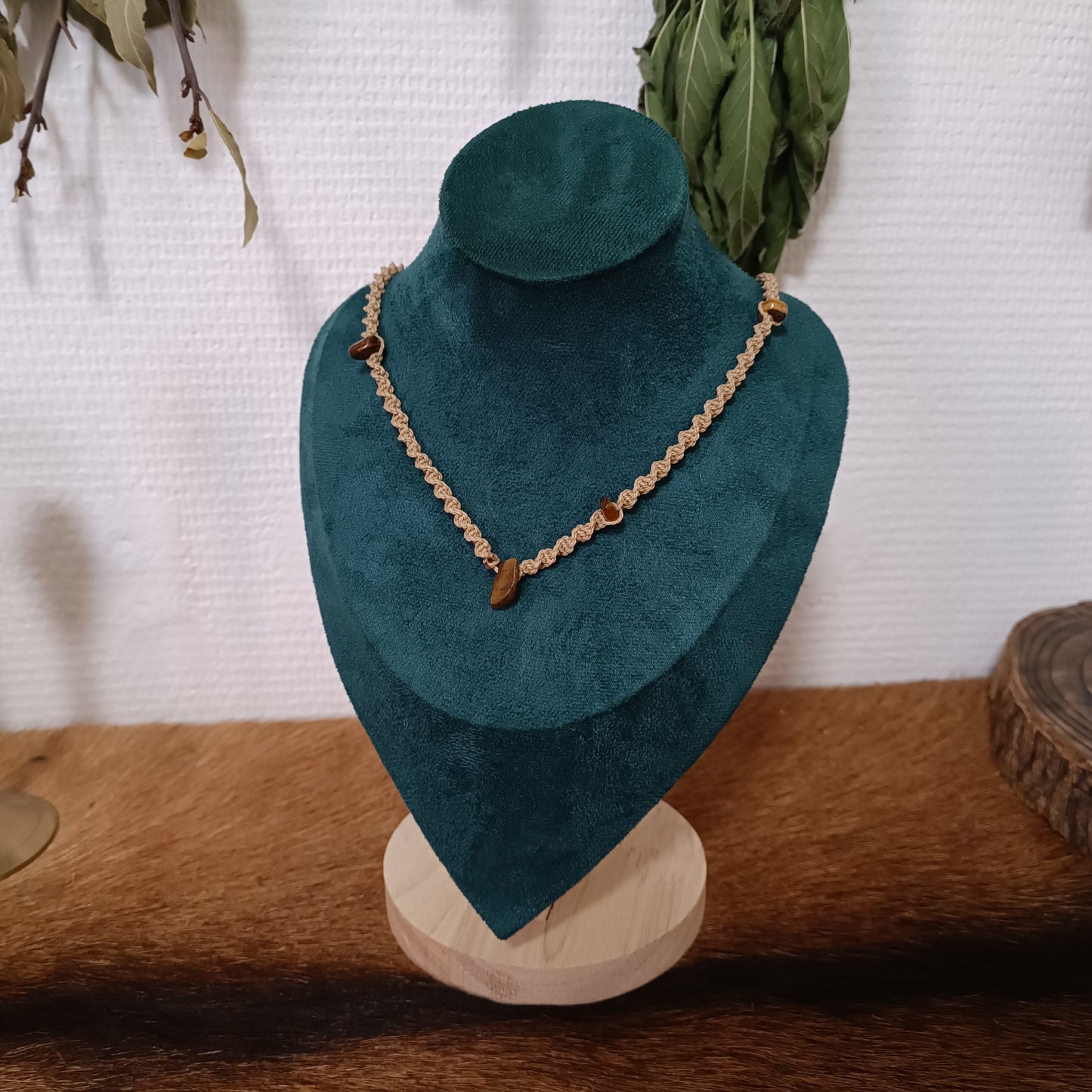 Collier oeil de tigre
