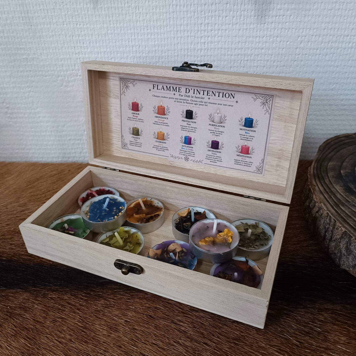 Box flamme d'intention