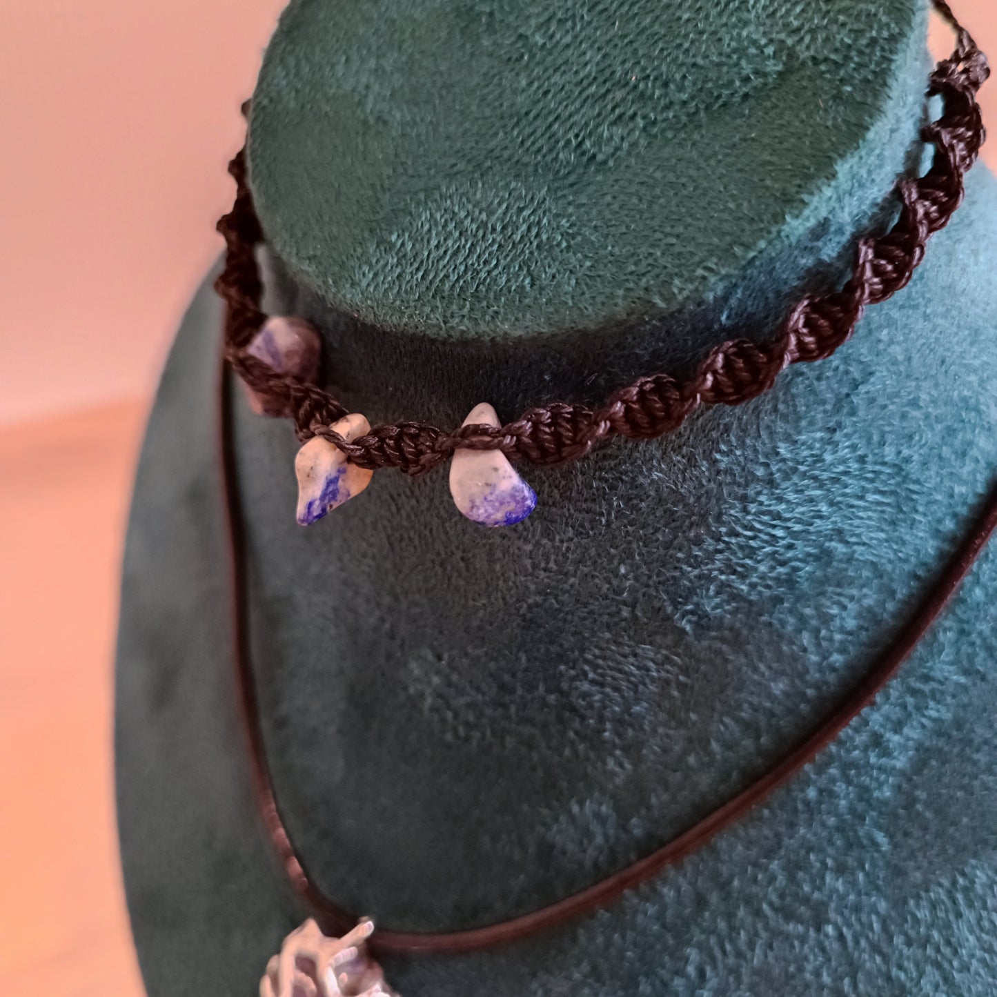Collier et bracelet sodalite