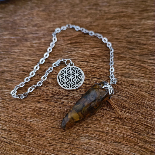 Pendule oeil de tigre